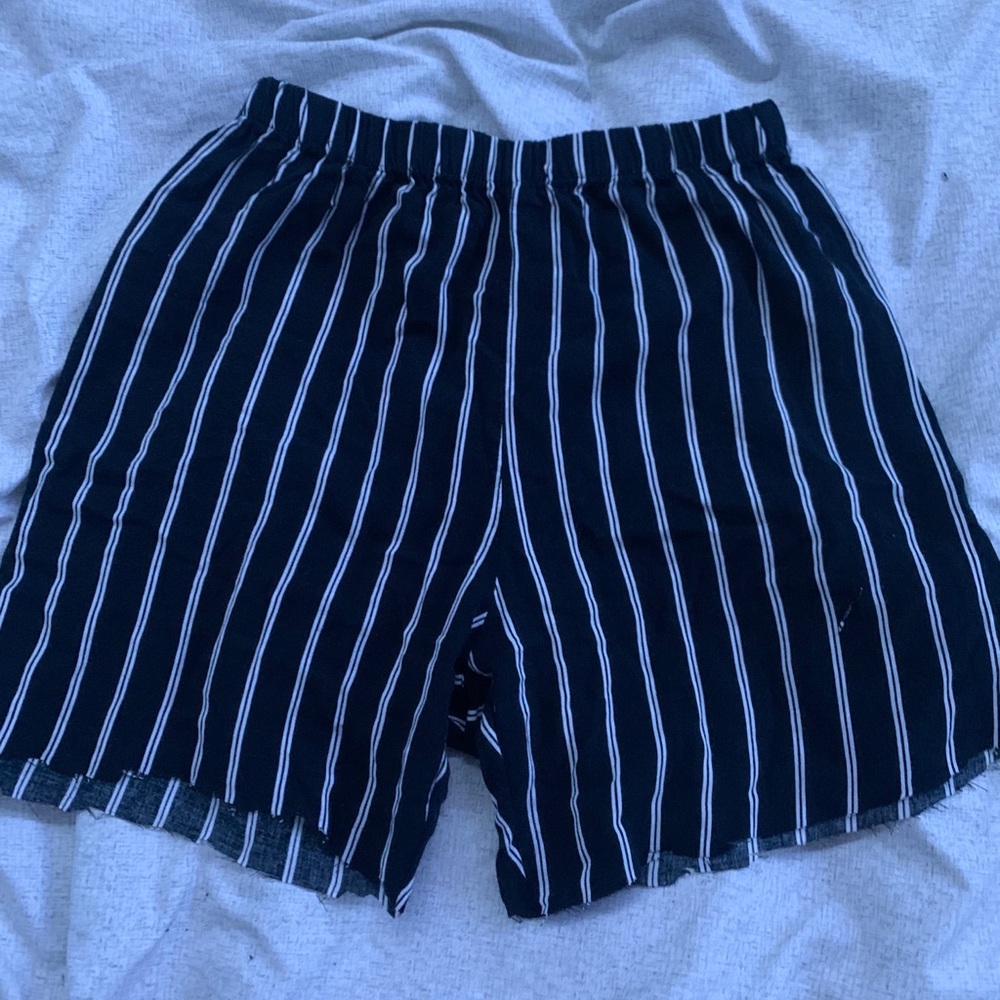 brandy melville striped shorts